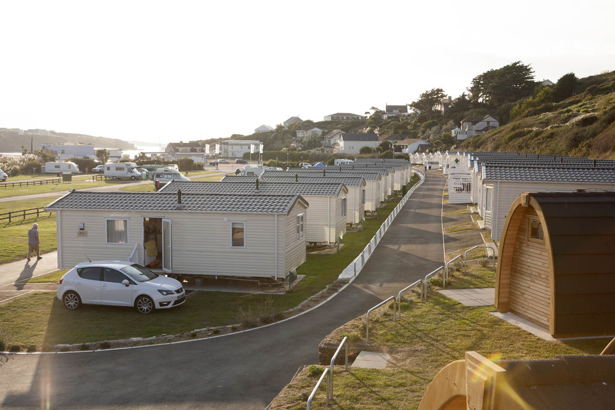 Newquay Caravan Park Newquay Caravan Holidays Porth Beach Porth Beach