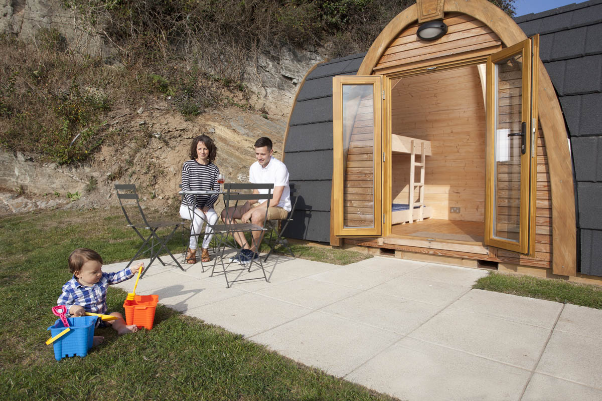 Glamping in Cornwall Glamping Newquay Porth Beach Porth Beach