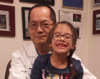 Gabby with Dr Park