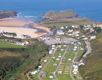 porth beach touring and camping