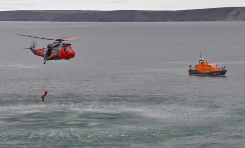 Newquay RNLI lifeboat Day