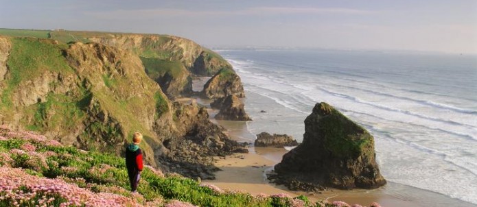 Bedruthan Steps by Paul Watts