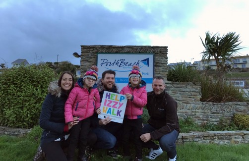 Porth Beach Help Izzy Walk