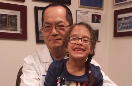 Gabby with Dr Park